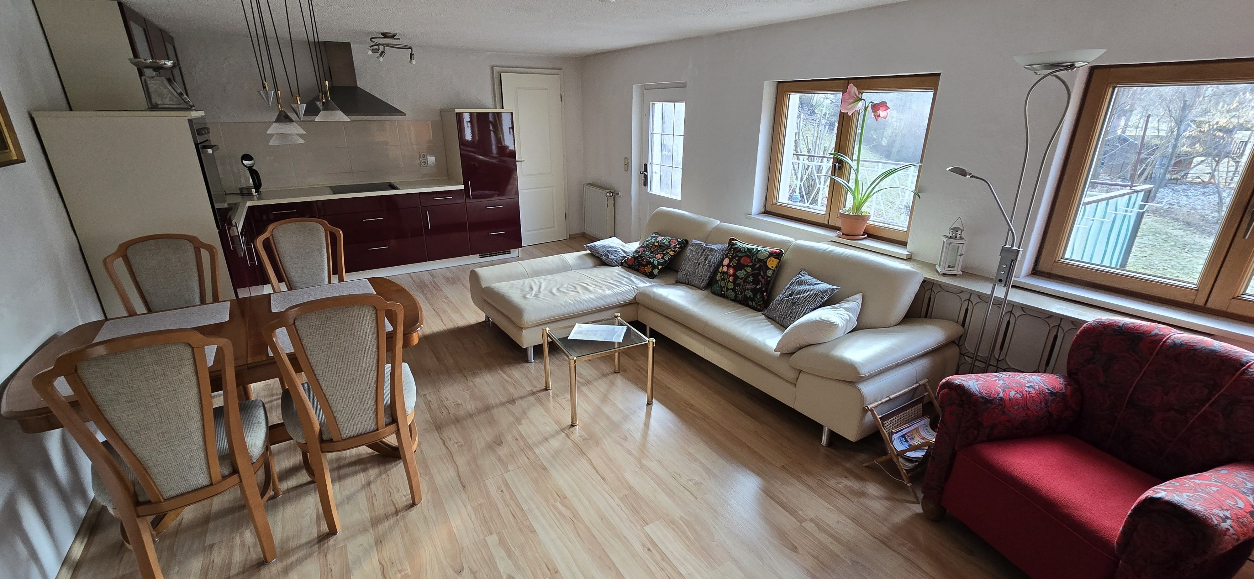 Ferienwohnung Brettmühle Wohnzimmer